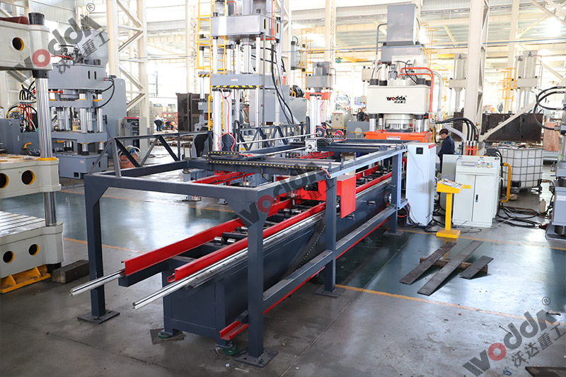 400噸錨桿托盤液壓機+送料機 400噸錨桿托盤液壓機+送料機